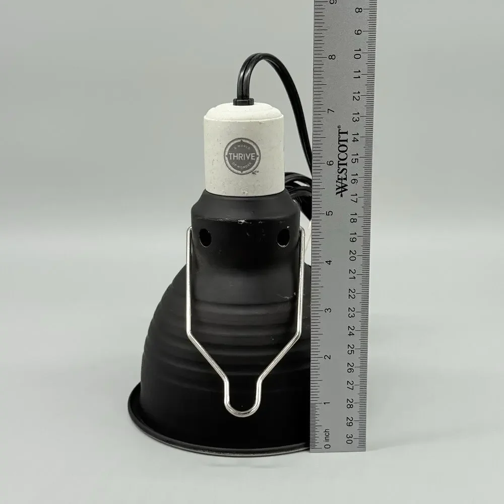 Reptile Light Fixture 5.5'' Standard Dome + Working Ceramic Heat Bulb Tested